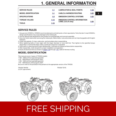 AGRIBIKES [2000-2003]HONDA_TRX350 TM TE FE FM_SERVICE_REPAIR_MANUAL